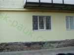 Facade after insulation and painting