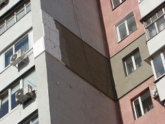 Фото утепления стен снаружи Харьков: этап армирования